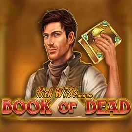 Book of Dead logo by Play'n GO at Nyxbets Casino