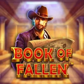 Book Of Fallen slot logo by Pragmatic Play at Nyxbets Casino