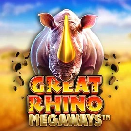 Great Rhino Megaways logo by Pragmatic Play Nyxbets Casino